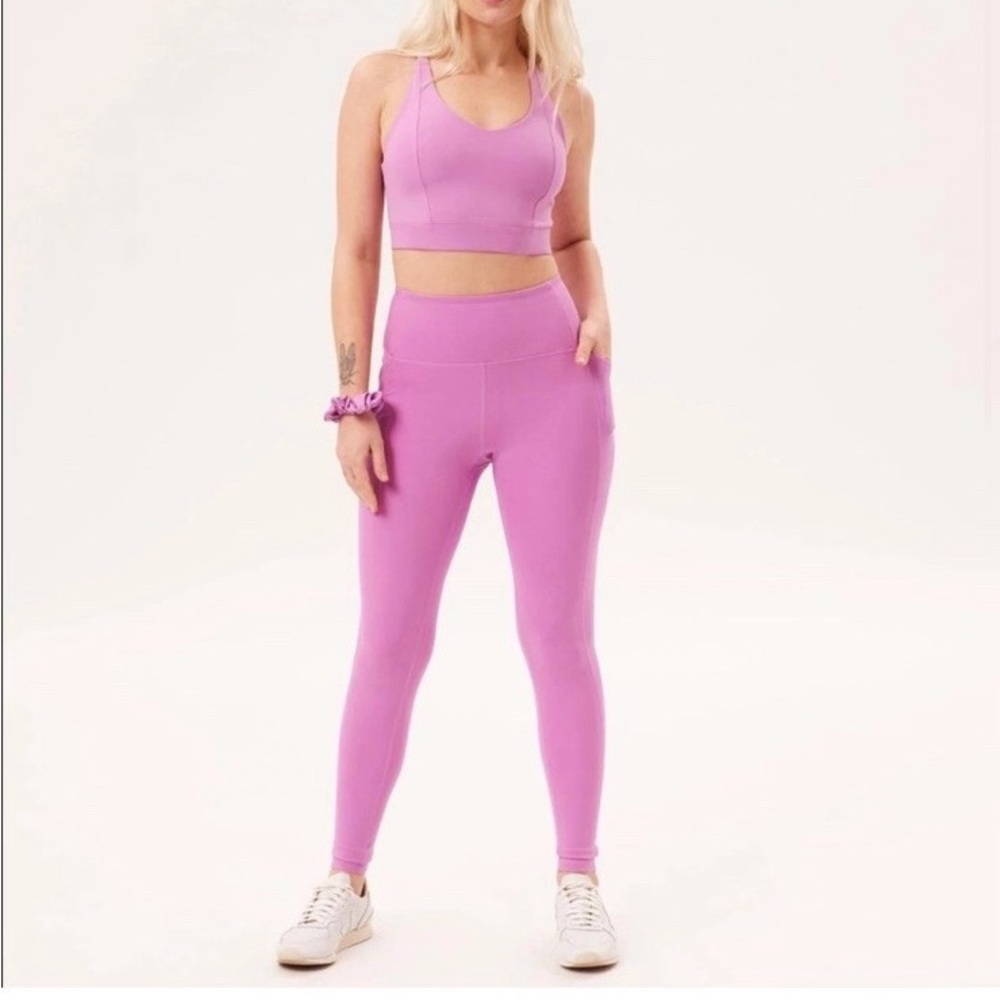 Girlfriend Collective Snapdragon high rise compressive leggings size S